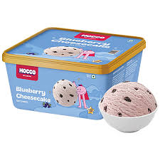 The Hocco blueberry cheesecake 750ml ice cream